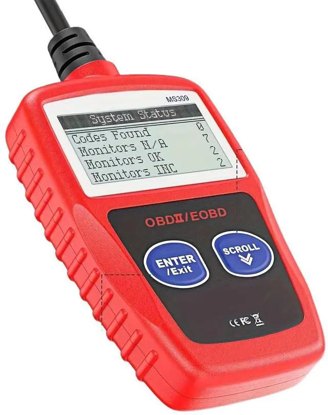 Main image of MS309 Automotive Diagnostic Tool OBD2 Engine Code Reader & Clear with Fast Diagnostics, Multi-Language Display, Plug-and-Play No Battery Needed