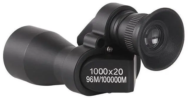 Main image of Portable 1000X20 Monocular Telescope Angled High-Power HD Compact Pocket Scope for Kids & Outdoor, 70g Lightweight, Day & Night Use for Camping Birdwatching Travel