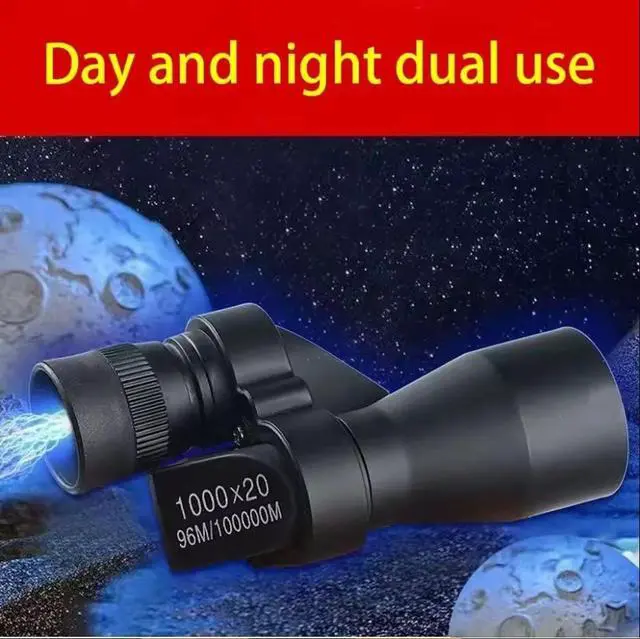 Alt view image 4 of 5 - Portable 1000X20 Monocular Telescope Angled High-Power HD Compact Pocket Scope for Kids & Outdoor, 70g Lightweight, Day & Night Use for Camping Birdwatching Travel