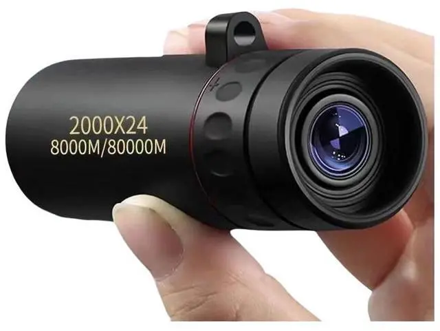 Main image of 2000X24 Outdoor Monocular Telescope HD High-Power Mini Portable 2-in-1 for Phone & Eyes, Compact Pocket Handheld for Travel Birdwatching Adventure