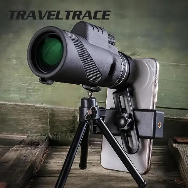 Alt view image 5 of 7 - 80x100 Zoom Monocular Telescope HD High-Power for Outdoor Low-Light Conditions, Portable Zoom Scope for Birdwatching Travel Concerts