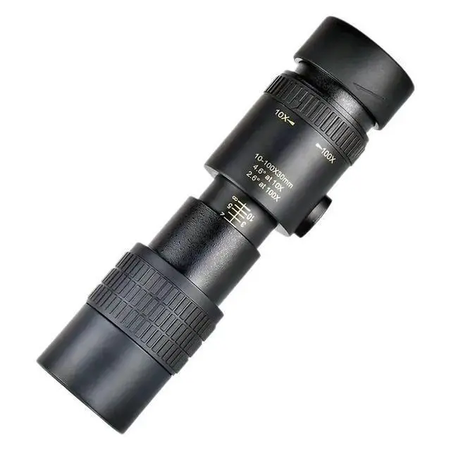 Alt view image 5 of 5 - Portable 10-300X40 Zoom Monocular Telescope Continuous Zoom High-Power HD, Phone Adapter for Outdoor Low-Light Night Vision Travel