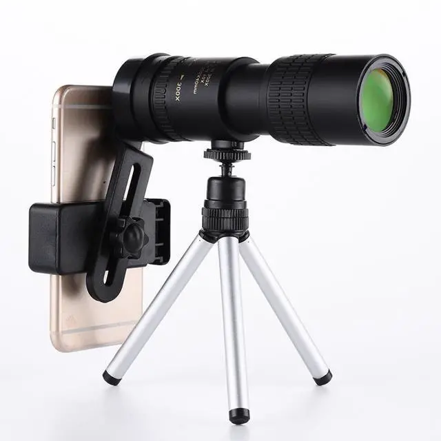 Main image of Zoom 10-300X40 High-Power HD Portable Monocular Telescope with Phone Adapter, Men's Gift for Concert Birdwatching & Long-Distance Shooting