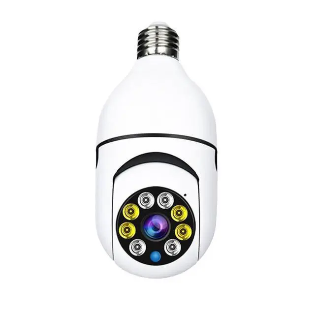 Alt view image 5 of 7 - E27 Light Bulb Security Camera 1080P HD, 360° Panoramic, WiFi Remote Monitoring, Night Vision, Two-Way Audio
