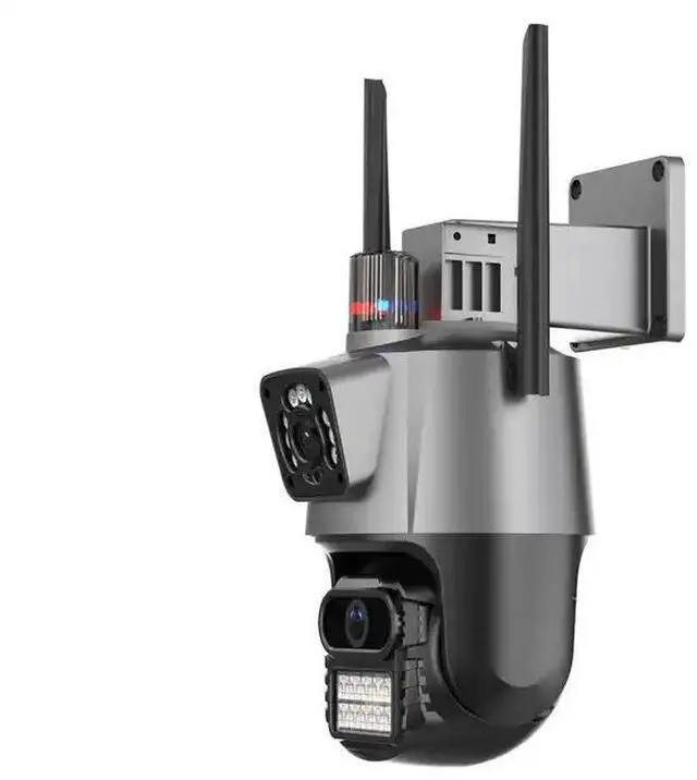 Alt view image 2 of 6 - V380 Dual-Lens Bullet & PTZ WiFi Security Camera Outdoor HD Night Vision, Smart Wireless Surveillance, US