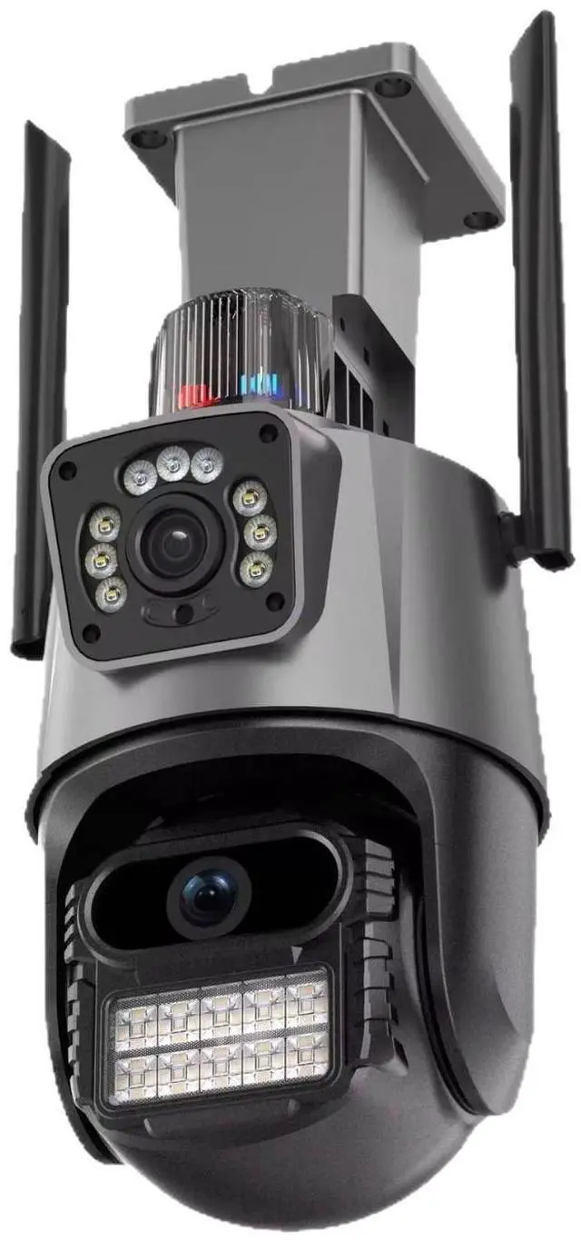 Main image of V380 Dual-Lens Bullet & PTZ WiFi Security Camera Outdoor HD Night Vision, Smart Wireless Surveillance, US
