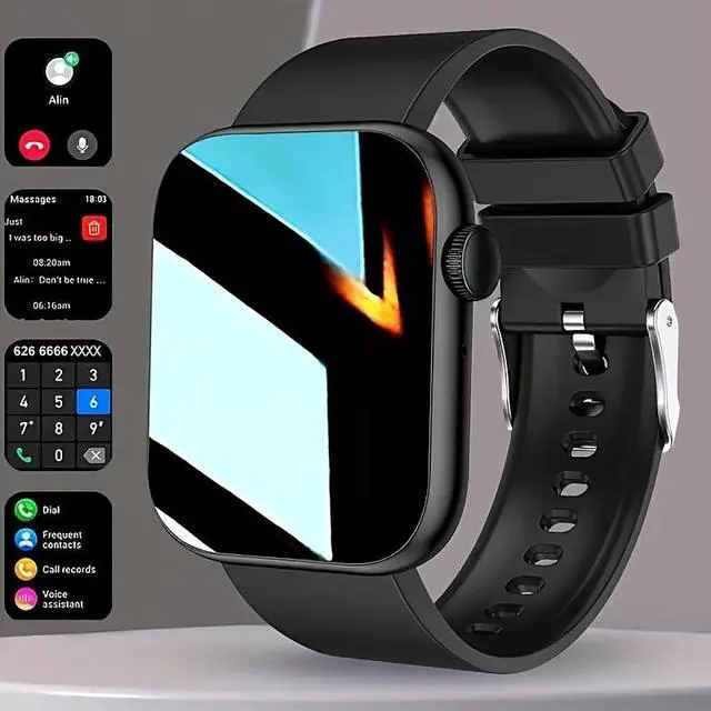 Alt view image 5 of 7 - G20 Smart Watch Bluetooth Call, Step Counter, Heart Rate/Sleep Monitor, Fitness Tracker