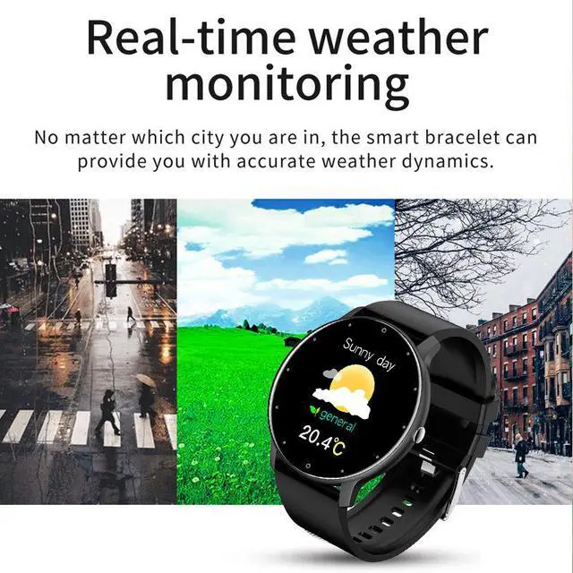 Alt view image 4 of 5 - ZL02 Smart Sports Watch Bluetooth Call, Heart Rate/SpO2/BP/Sleep Monitor, Voice Assistant