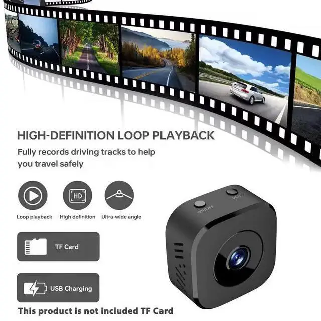 Alt view image 3 of 7 - Wireless Smart Home Security Camera HD WiFi Indoor/Outdoor Surveillance, Real-Time Remote Viewing via App, Two-Way Audio, Night Vision, Motion Detection - black