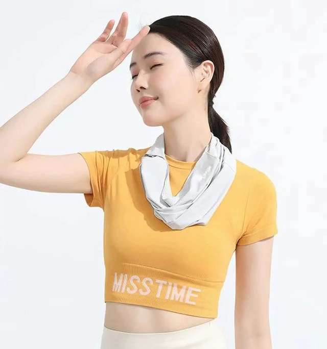 Alt view image 5 of 7 - Soft UV-Sun-Protection Scarf-Face-Mask for Women Men - Summer UPF 50+ Breathable Cooling Neck Coverage Earloop Sunscreen Masks Outdoor Activities