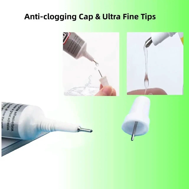 Alt view image 4 of 7 - B7000 15ml Clear Acrylic Super Glue, Gel, Waterproof, Flexible, Anti-Vibration, for Electronics, Textile, Shoe, Household