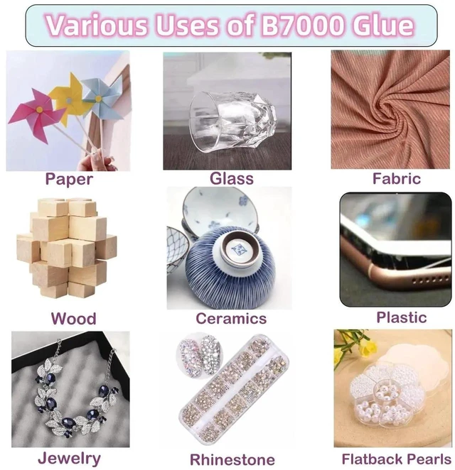Alt view image 3 of 7 - B7000 15ml Clear Acrylic Super Glue, Gel, Waterproof, Flexible, Anti-Vibration, for Electronics, Textile, Shoe, Household