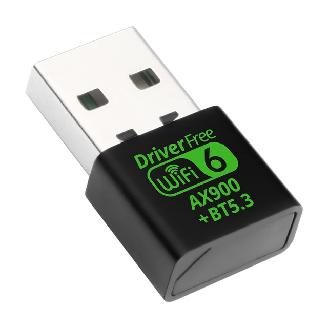 Alt view image 3 of 7 - AX900M Wireless Network Card WiFi 6 Driver-Free Mini Wireless Receiver, 5G Dual-Band Bluetooth Adapter 2-in-1
