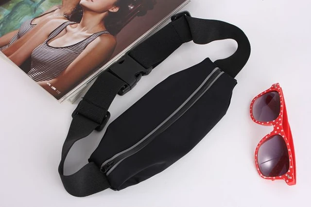 Alt view image 3 of 5 - Outdoor Running Waterproof Waist Bag Mobile Phone Holder Belt Jogging Gym Fitness Touch Screen Sport Accessories- black