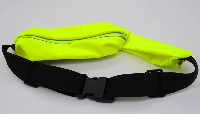 Alt view image 2 of 7 - Outdoor Running Waterproof Waist Bag Mobile Phone Holder Belt Jogging Gym Fitness Touch Screen Sport Accessories- Fluorescent green