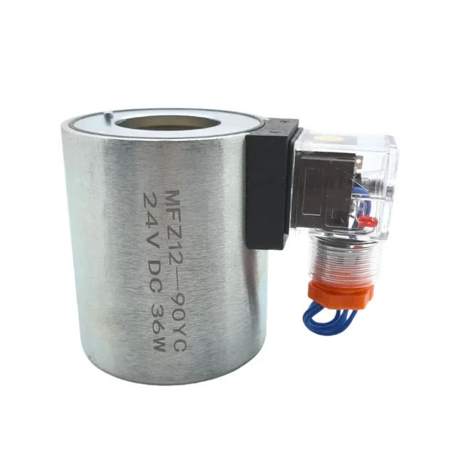 Alt view image 2 of 2 - MFZ12-90YC DC24V Solenoid Valve Coil 36W, 31.5mm Inner Hole, 75mm Height, Solenoid Directional Valves