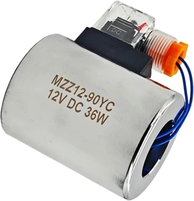 Main image of MFZ12-90YC DC12V Solenoid Valve Coil 36W, 31.5mm Inner Hole, 75mm Height, Solenoid Directional Valves