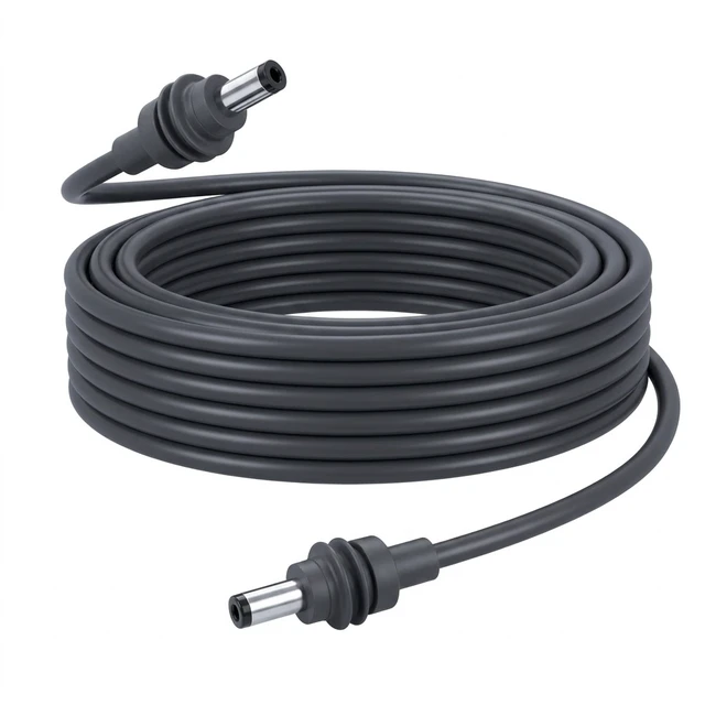 Alt view image 2 of 6 - DC5521 Power Extension Cable for Starlink Mini,50FT Waterproof DC 5521 Cord, DC Male to Male Extension Cable for Starklink Mini Work (Male to Male 50 FT)