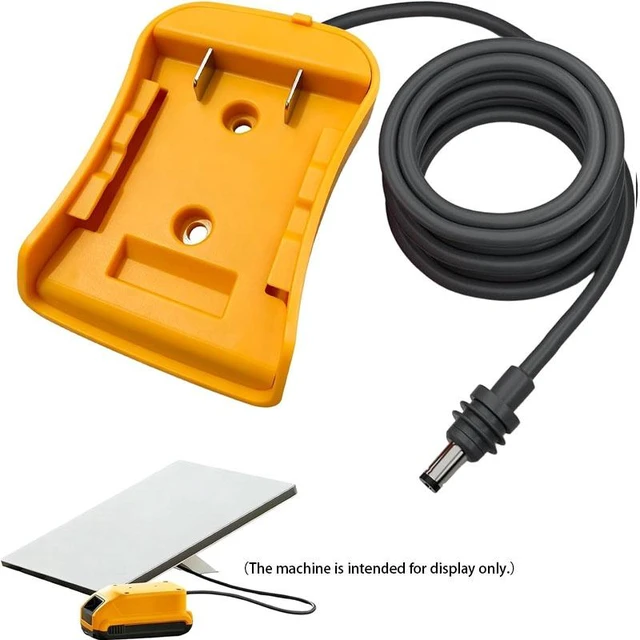 Main image of DC5521 Male Starlink Mini Battery Adapter for Dewalt 20V Battery 18AWG Pure Copper, Portable Outdoor Camping RV Power Supply, Plug-and-Play