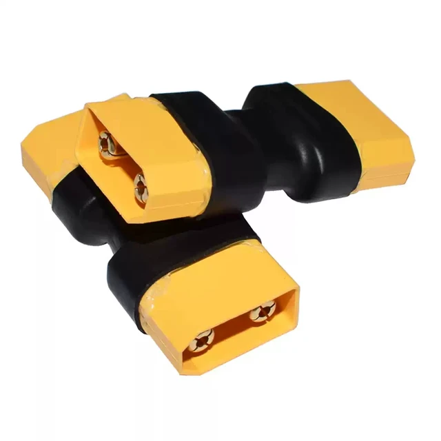 Alt view image 3 of 6 - 2Pcs XT90 Male to Male Adapter Connectors 30A Rated, Pure Copper Thickened, Amass Terminals, XT90 Conversion Cable