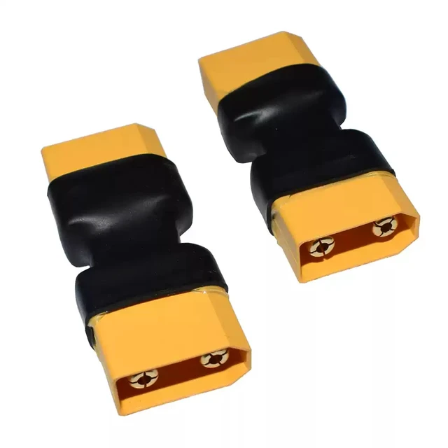 Alt view image 4 of 6 - 2Pcs XT90 Male to Male Adapter Connectors 30A Rated, Pure Copper Thickened, Amass Terminals, XT90 Conversion Cable