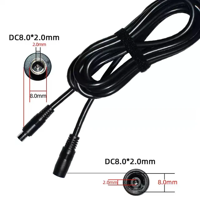 Alt view image 3 of 4 - 3M Solar Panel Extension Cable DC8020 Male to Female, Thickened Pure Copper, for Portable Power Station Solar Charging