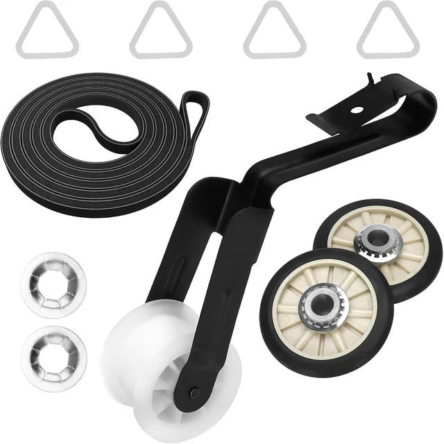 Main image of 4392065 Dryer Repair Kit with 341241 Dryer Belt, 349241t, 691366 - Dryer Parts for Whirlpool Kenmore Maytag Amana, Fit for Model wed4815ew1 ned4655ew1, Replaces AP3131942 AP6010582 WP691366 AP3098345