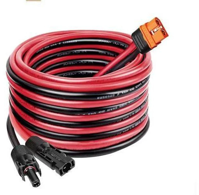 Alt view image 6 of 6 - MC4 to XT60i Cable, 12AWG 3M(10FT) Solar Panel Adapter Wire, MC4 Male Female to XT60i-F Female Connector Extension Cord for Portable Power Station, Solar Generator, Off-Grid Solar System