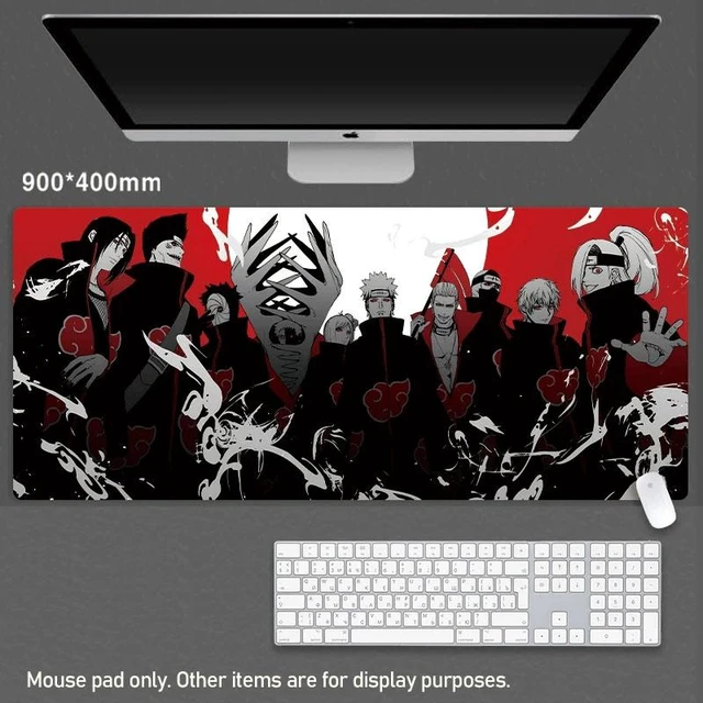 Main image of Naruto Mouse Pad XXL Anime Gaming Desk Mat & Keyboard Pad for Esports & Study,35.4" x 15.7" x 0.12" (900x400x3mm),Anti-Slip Rubber Base Naruto-18