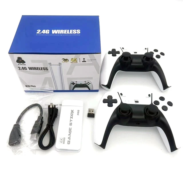 Alt view image 2 of 6 - M15 Game Console HD Cross-Border Retro Arcade, Home TV Console with 2.4G Wireless Controllers, Family Version 64G