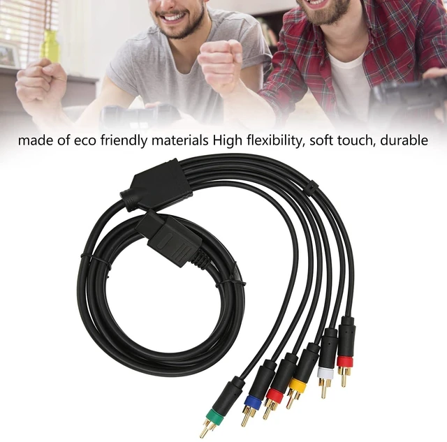 Alt view image 4 of 7 - RGBS AV Cable for PS1/PS2/PS3 RGB + Sync Monitor Cable with Stereo Audio