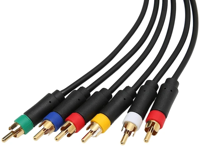Alt view image 7 of 7 - RGBS AV Cable for PS1/PS2/PS3 RGB + Sync Monitor Cable with Stereo Audio