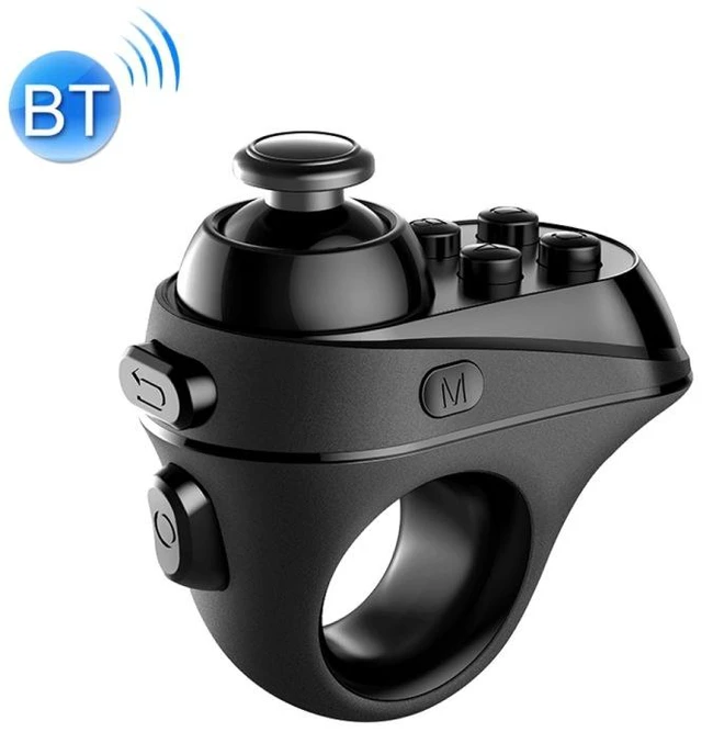Alt view image 2 of 7 - R1 Mini Ring Bluetooth Game Controller Multi-Function Music Control/Selfie/VR Remote