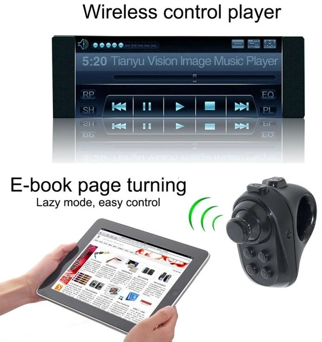 Alt view image 5 of 7 - R1 Mini Ring Bluetooth Game Controller Multi-Function Music Control/Selfie/VR Remote