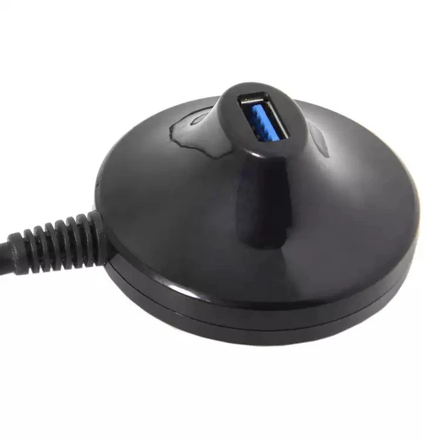 Alt view image 2 of 7 - 5FT/1.5M High-Speed USB 3.0 Male to Female Extension Cable with Base Stand, Data Cord for PC to Keyboard/U Disk/Mouse, 1.5M