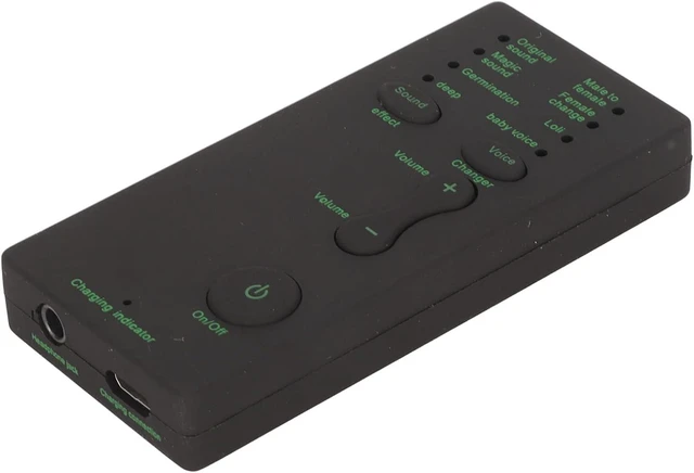 Main image of Portable Voice Changer, Voice Disguiser Microphone Voice Changer Machine with 7 Sound Effects for Mobile Phone PC for for