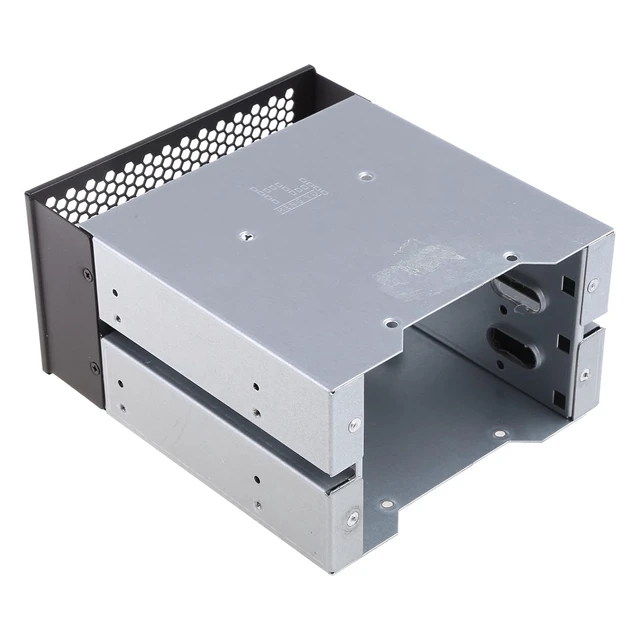 Alt view image 4 of 5 - HY 3-Bay HDD Cage Converts 2 x 5.25" Optical Bays to 3 x 3.5" Drive Bays, PC Case Storage Expansion Rack