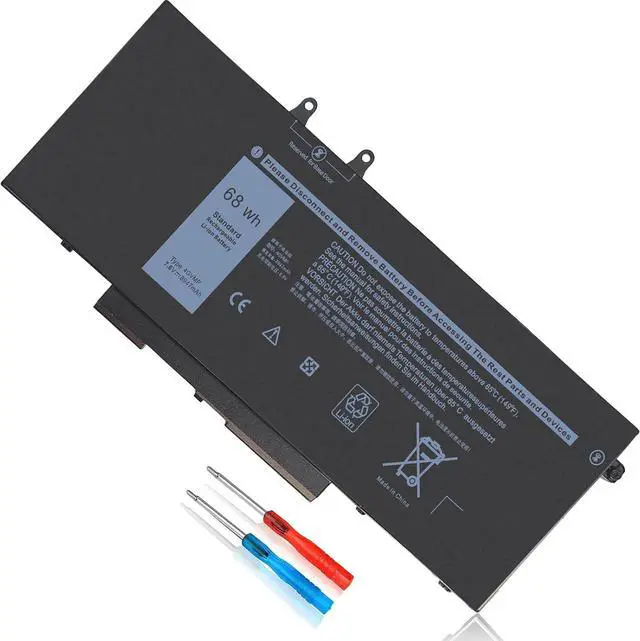 Alt view image 7 of 12 - LXHY 68Wh 4GVMP Laptop Battery Replacement for Dell Latitude 5500 5400 Precision 3540 Inspiron 7590 7591 7791 2-in-1 P84F P84F001 P42E P42E001 P98G001 P80F P80F001 C5GV2 H82T6 W8GMW RF7WM X77XY 7.6V