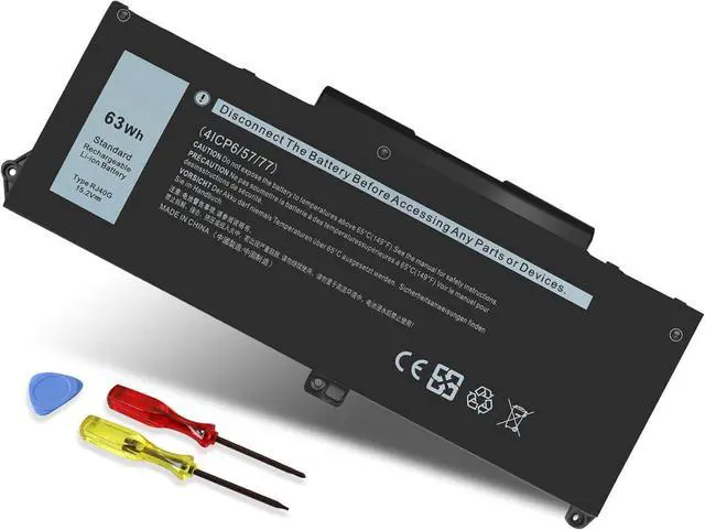 Alt view image 8 of 14 - LXHY 63WH RJ40G Battery for Dell Latitude 15 5520 Latitude 14 5420 Precision 15 3560 Series Laptop, fit for Dell P137G P137G001 F P104F P104F001 RJ4OG 01K2F 075X16 WY9DX 0WK3F1 15.2V