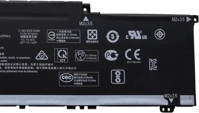 Alt view image 10 of 12 - LXHY BN03XL HSTNN-DB9N HSTNN-OB1O Laptop Battery Compatible with HP Pavilion 15-eh0011la Envy X360 13 13-BA 13-AR 13-AY Envy X360 15 2020 15-ED 15M-EE 15M-EE0023DX 15M-EE0013DX