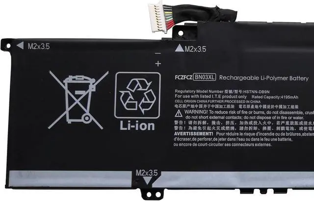 Alt view image 9 of 12 - LXHY BN03XL HSTNN-DB9N HSTNN-OB1O Laptop Battery Compatible with HP Pavilion 15-eh0011la Envy X360 13 13-BA 13-AR 13-AY Envy X360 15 2020 15-ED 15M-EE 15M-EE0023DX 15M-EE0013DX