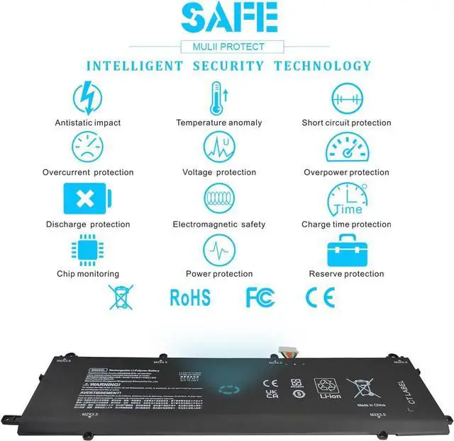 Alt view image 10 of 10 - LXHY BN06XL L68299-005 Laptop Battery Replacement for HP Spectre X360 Convertible 15-EB 15T-EB 15-eb0xxx 15-eb1xxx 15-eb0053dx 15-eb0043dx 15-eb1043dx 15t-eb000 15t-eb100 BNO6XL BN06072XL-PL 72.9Wh