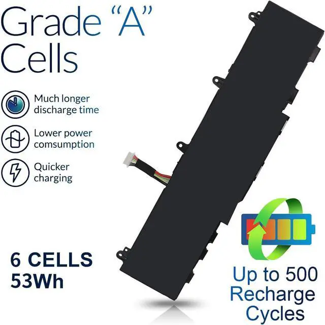 Alt view image 12 of 14 - LXHY 53Wh CC03XL CCO3XL Battery for HP EliteBook 830 G7/G8 (Not x360), EliteBook 830 835 840 845 G7 G8, ZBook Firefly 14 G7 G8, Probook 635 Aero G7 G8 CC03053XL HSTNN-DB9Q L77608-2C1 L77608-421