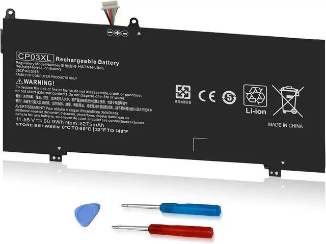 Alt view image 7 of 12 - LXHY CP03XL Laptop Battery for HP Spectre X360 Convertible 13-ae0xx 13-ae013dx 13-ae014dx 13-ae011dx 13-ae012dx 13-ae000 13t-ae000 13-ae049ng 13-ae040ng 929072-855 929066-421 CP03060XL HSTNN-LB8E