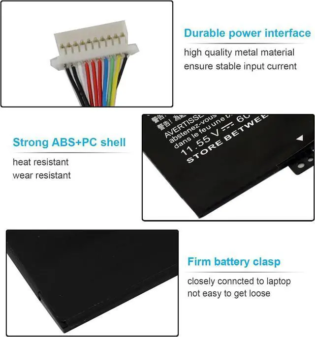 Alt view image 9 of 12 - LXHY CP03XL Laptop Battery for HP Spectre X360 Convertible 13-ae0xx 13-ae013dx 13-ae014dx 13-ae011dx 13-ae012dx 13-ae000 13t-ae000 13-ae049ng 13-ae040ng 929072-855 929066-421 CP03060XL HSTNN-LB8E