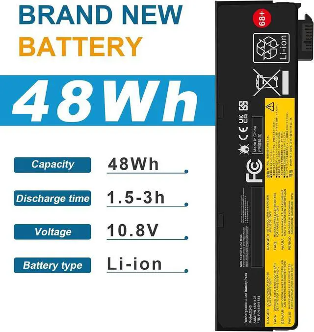 Alt view image 11 of 14 - LXHY 45N1128 X240 Battery Compatible with ThinkPad T440 T440s T450 T450s T460 T460P T470P T550 T560 L450 L460 L470 P50S W550s X250 X260 X270 45N1125 45N1126 45N1127 45N1129 45N1130 0C52861 0c52862