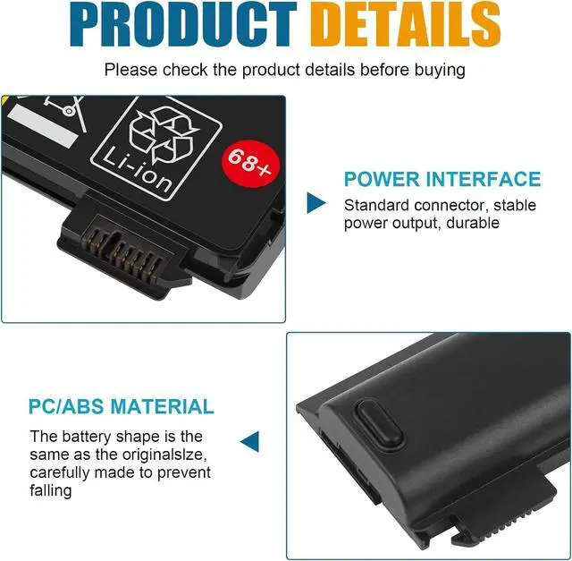 Alt view image 13 of 14 - LXHY 45N1128 X240 Battery Compatible with ThinkPad T440 T440s T450 T450s T460 T460P T470P T550 T560 L450 L460 L470 P50S W550s X250 X260 X270 45N1125 45N1126 45N1127 45N1129 45N1130 0C52861 0c52862
