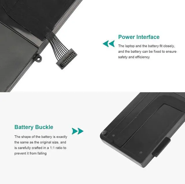 Alt view image 12 of 14 - LXHY A1382 Battery 10.95V 77.5Wh Laptop Battery for MacBook Pro 15 inch Core i7 (only for Early 2011 Late 2011 Mid 2012) A1286 MC721LL/A MC723LL/A MD035LL/A MD318LL/A MD322LL/A MD103LL/A MD104LL/A