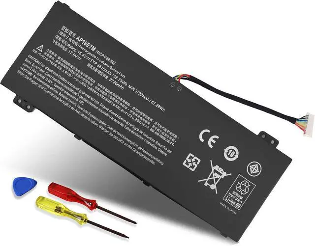 Alt view image 8 of 14 - LXHY AP18E7M AP18E8M Battery for Acer Predator Helios 300 PH315-52 PH315-53 PH317-53 Predator Triton 300 PT315-51 Nitro 5 AN517-52 AN517-51 AN515-54 AN515-43 Nitro 7 AN715-51 Aspire 7 A715-74G