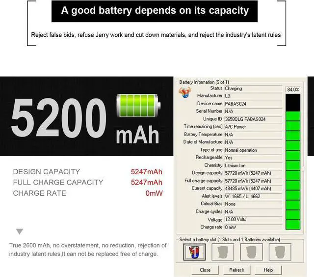 Alt view image 9 of 14 - LXHY J1KND 11.1v 48wh Laptop Battery for Dell Inspiron13R N3010 N3110 14R N4010 N4110 N4050 M4040 15R N5010 N5110 N5030 N5040 N5050 M5040 M5040 17R N7010 N7110 Battery fits 3550 3520 TKV2V 04YRJH